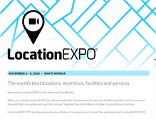 Tablet Screenshot of locationexpo.com